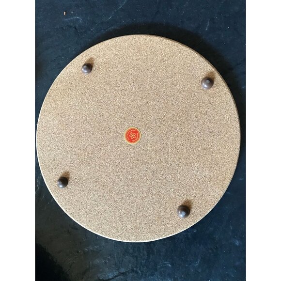 Vtg 1980's Pimpernel Set Of 6 Round Placemats & Coasters With One Trivet - Picture 4 of 10